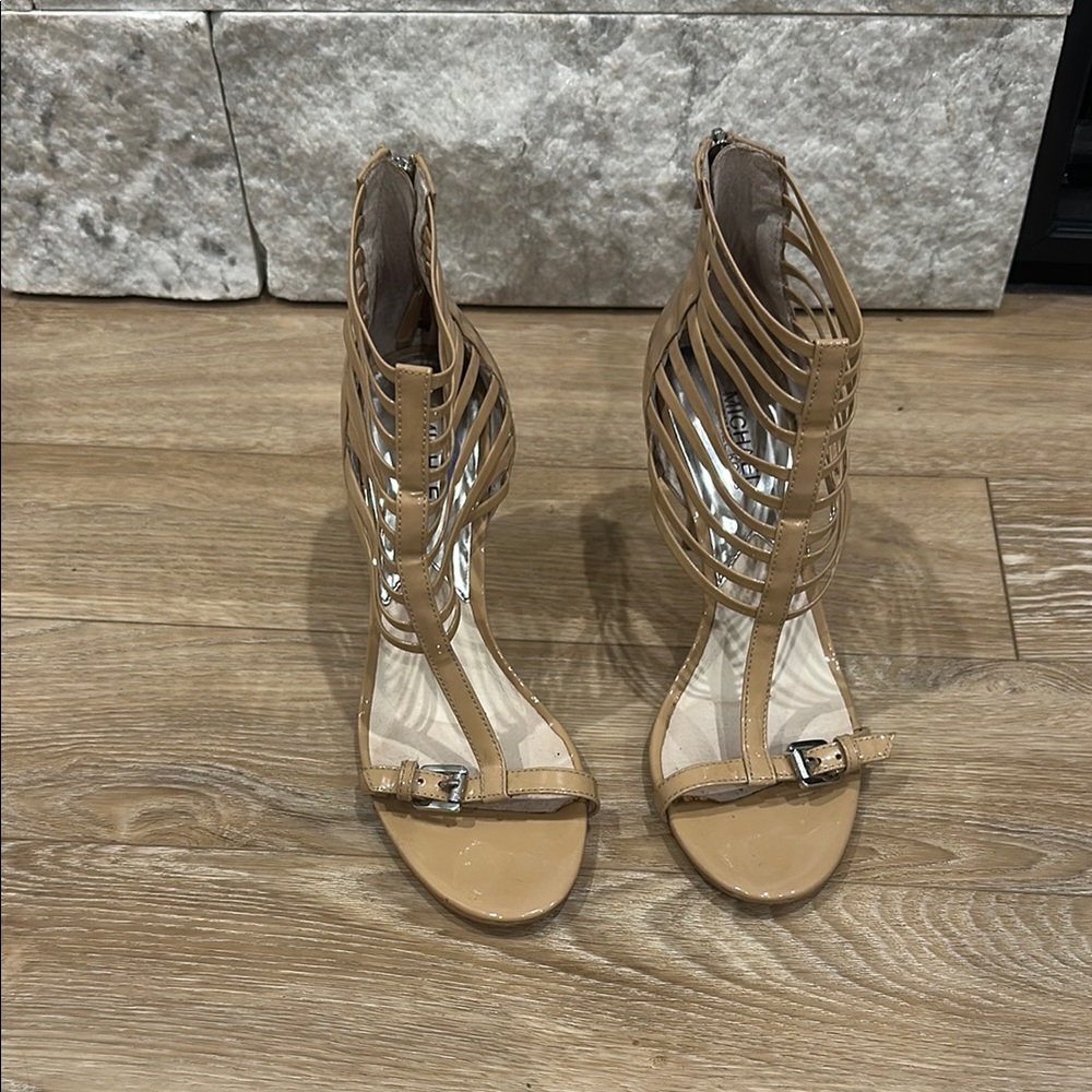 Michael Kors Elegant Tan Strappy Women's Sandals
